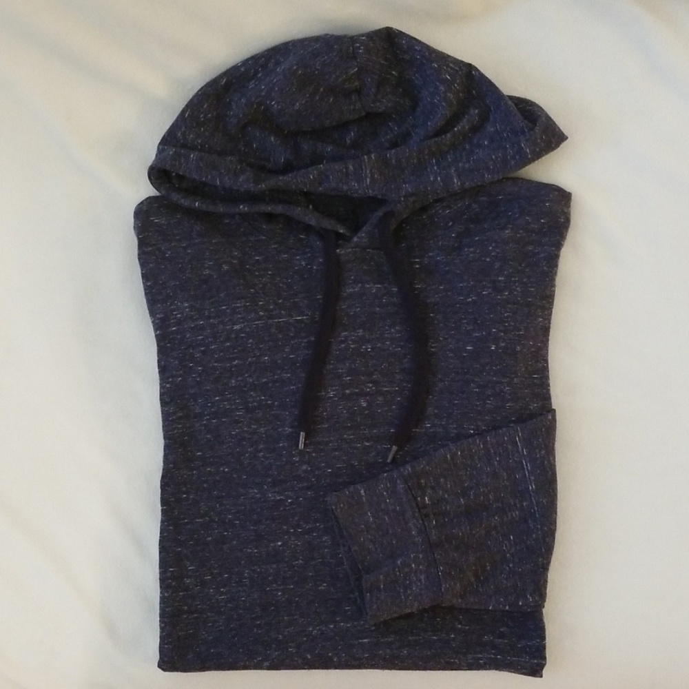 Basic Editions L/S Blue Heather Hoodie